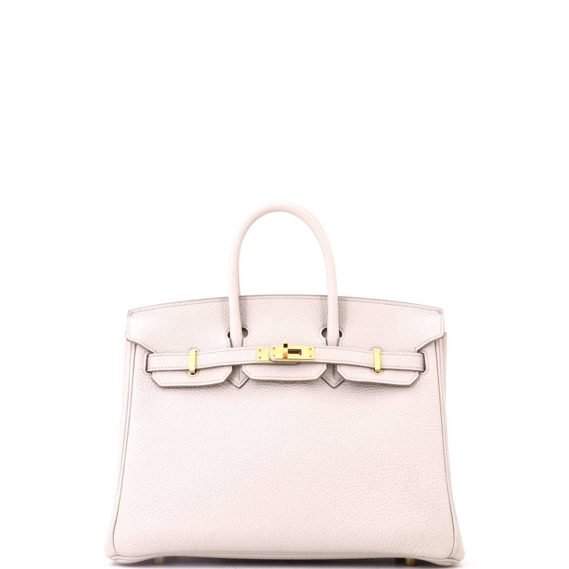 Birkin Handbag Light Togo with Gold Hardware 25, Main, color, Beton