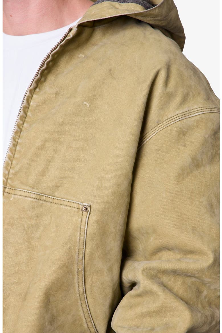 Stretch Cotton Work Jacket, Alternate, color, TAN