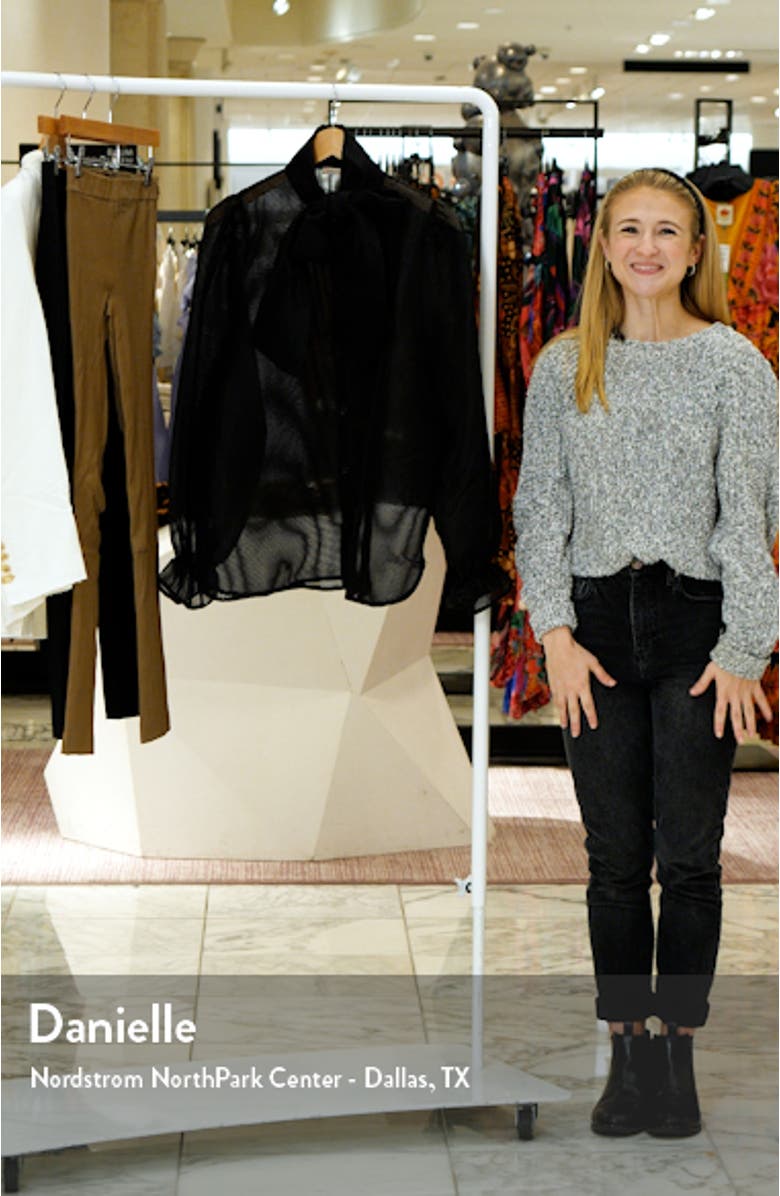 Erina Bow Button-Up Blouse, sales video thumbnail