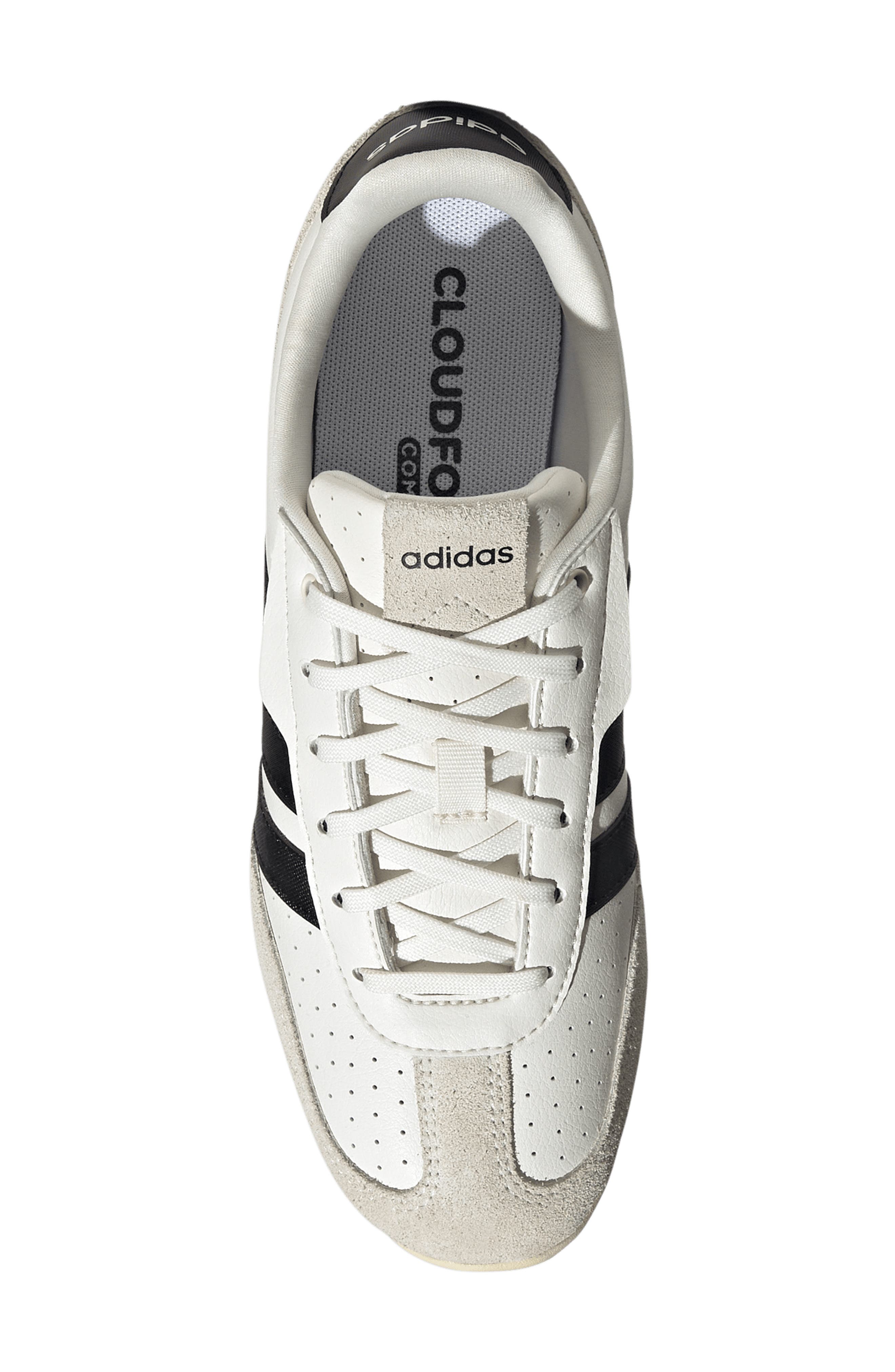 Barreda Sneaker, Alternate, color, WHITE/ BLACK/ WARM VANILLA