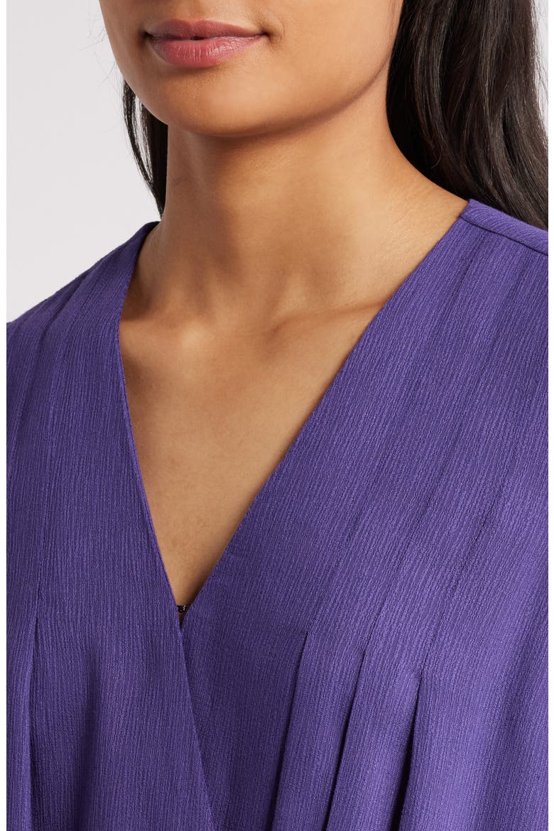 Long Sleeve Wrap Top, Alternate, color, GRAPEVINE