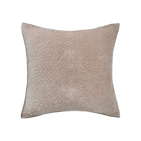 26" x 26" Vela Fawn Cotton Euro Sham