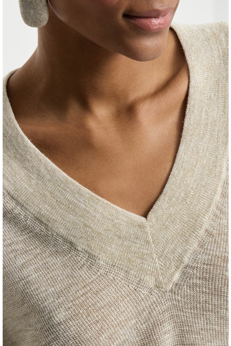 Linen sweater, Alternate, color, Military