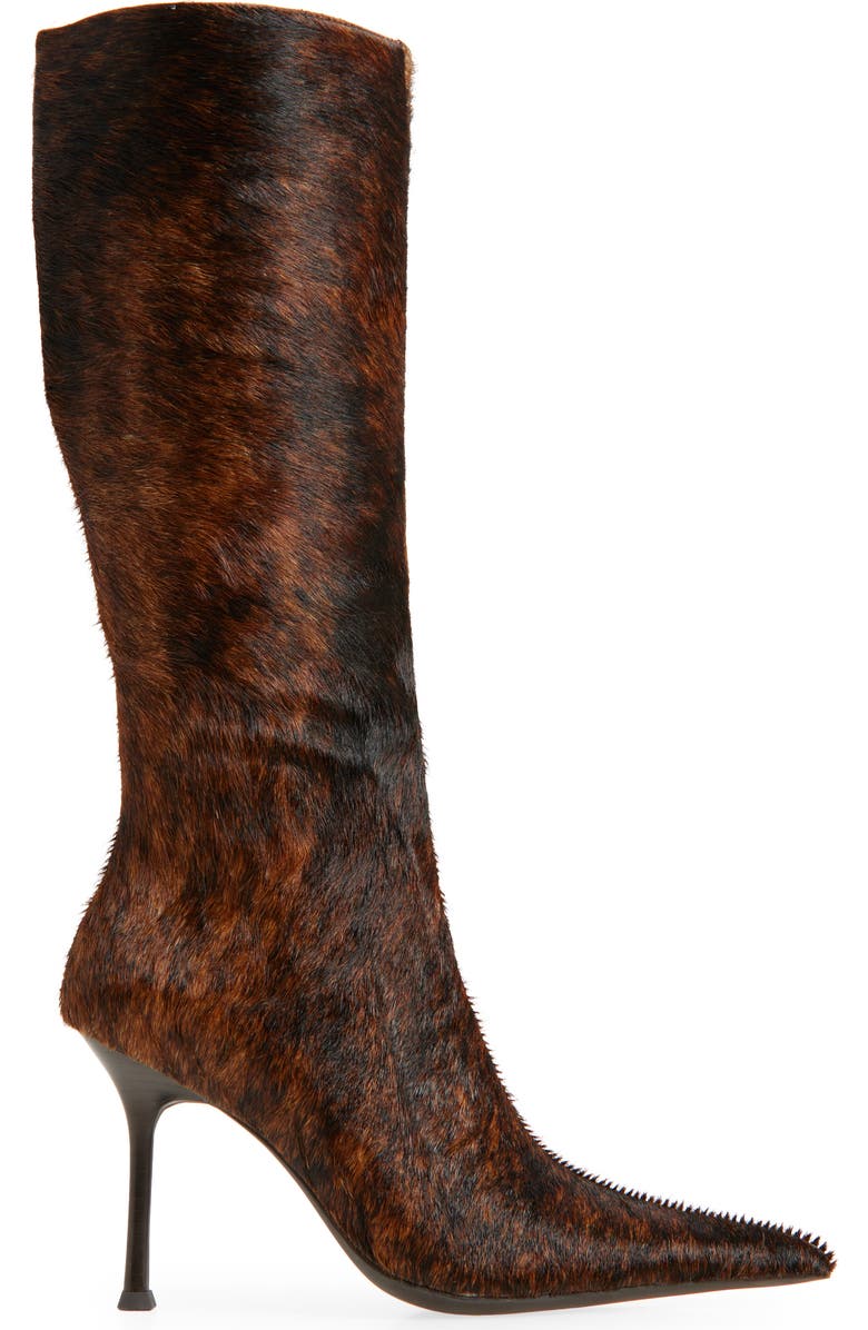 Jeffrey Campbell Darling Pointed Toe Boot, Alternate, color, Black Brown Longhair