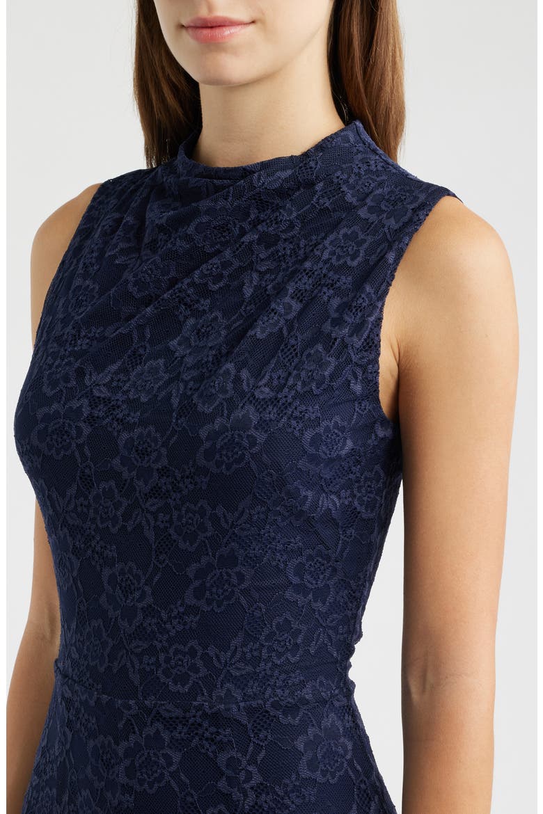 Corrine Lace Wide Leg Jumpsuit, Alternate, color, NAVY