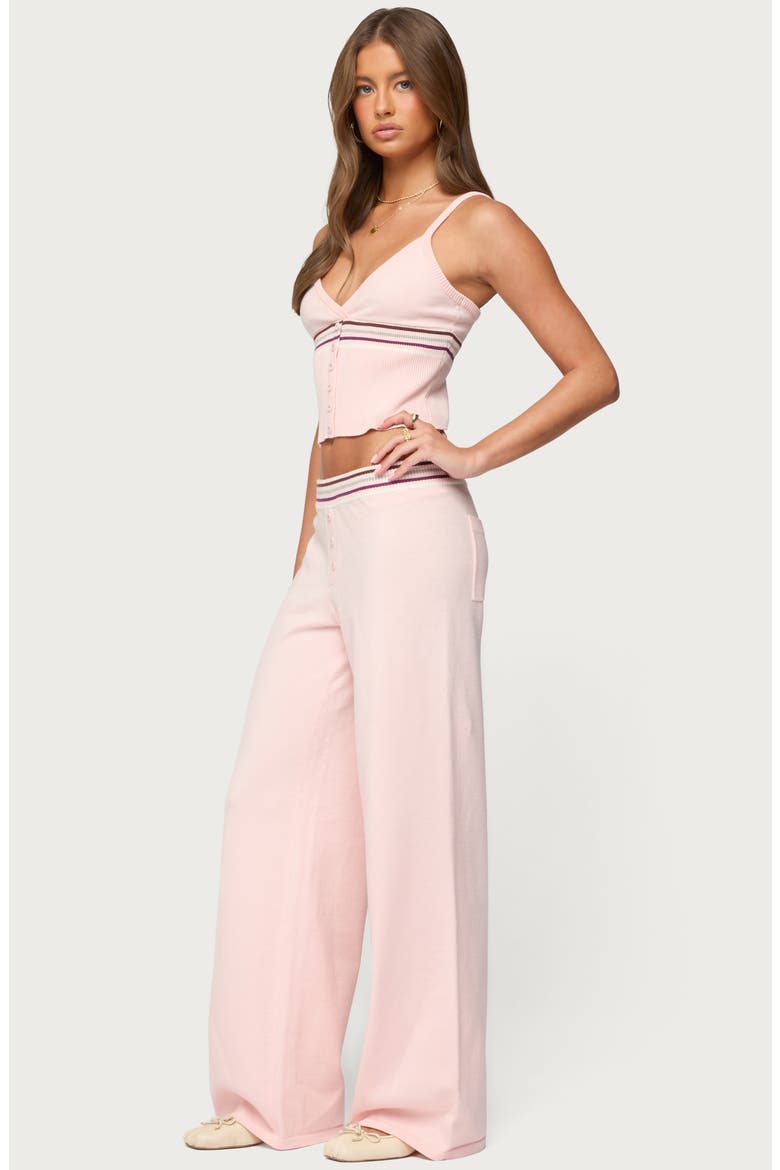 Miya Stripe Rib Tank, Alternate, color, LIGHT-PINK