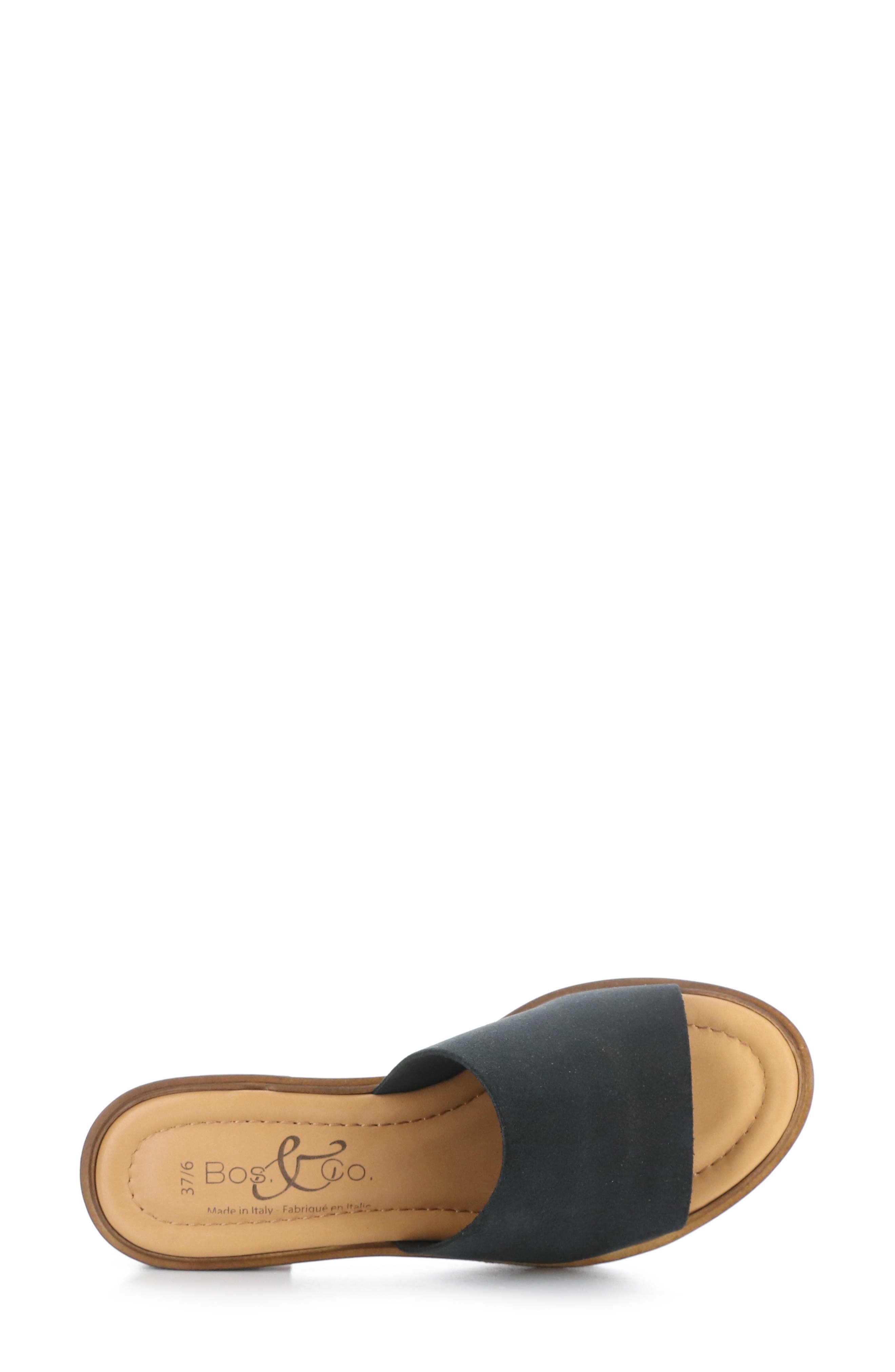 Bos. & Co. Wanda Platform Slide Sandal, Alternate, color, 