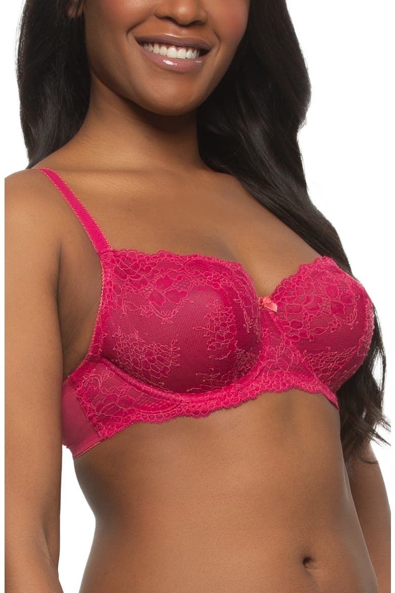 Lola Underwire Bra, Alternate, color, SANGRIA