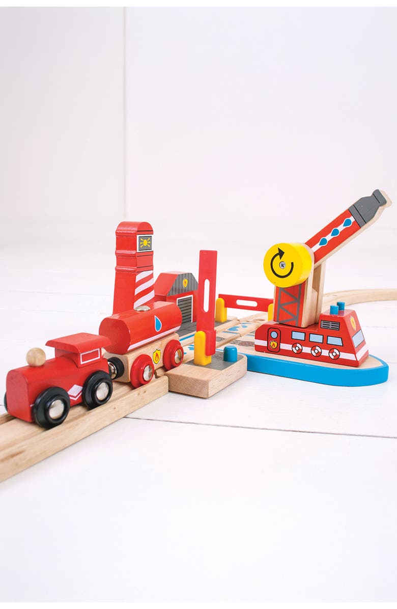 Bigjigs Rail Fire Sea Rescue, Alternate, color,
