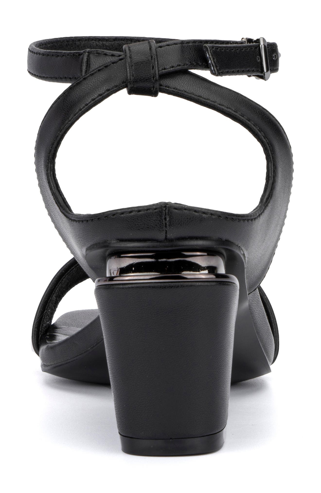 TORGEIS Candida Ankle Strap Block Heel Sandal, Alternate, color, Black