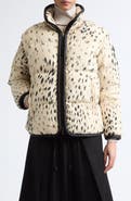 Moncler Rayonnant Animal Print Quilted Puffer Jacket