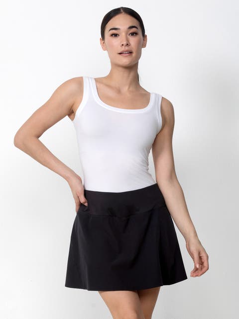 Pleated Skort