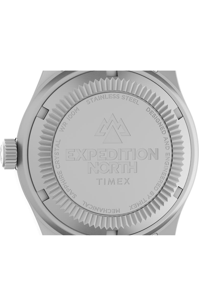 Timex<sup>®</sup> Expedition North<sup>®</sup> Field Mechanical Leather Strap Watch, 38mm, Alternate, color,