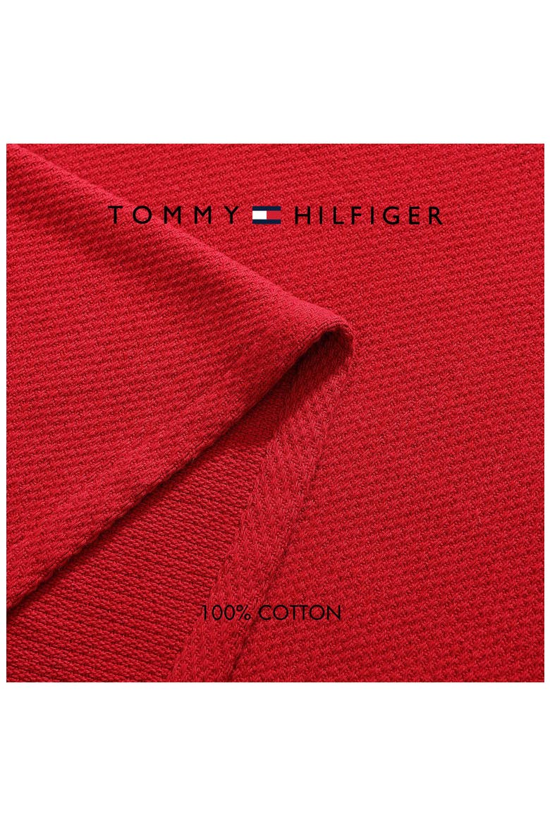 SOLID COTTON PIQUE BLANKET, Alternate, color, RED