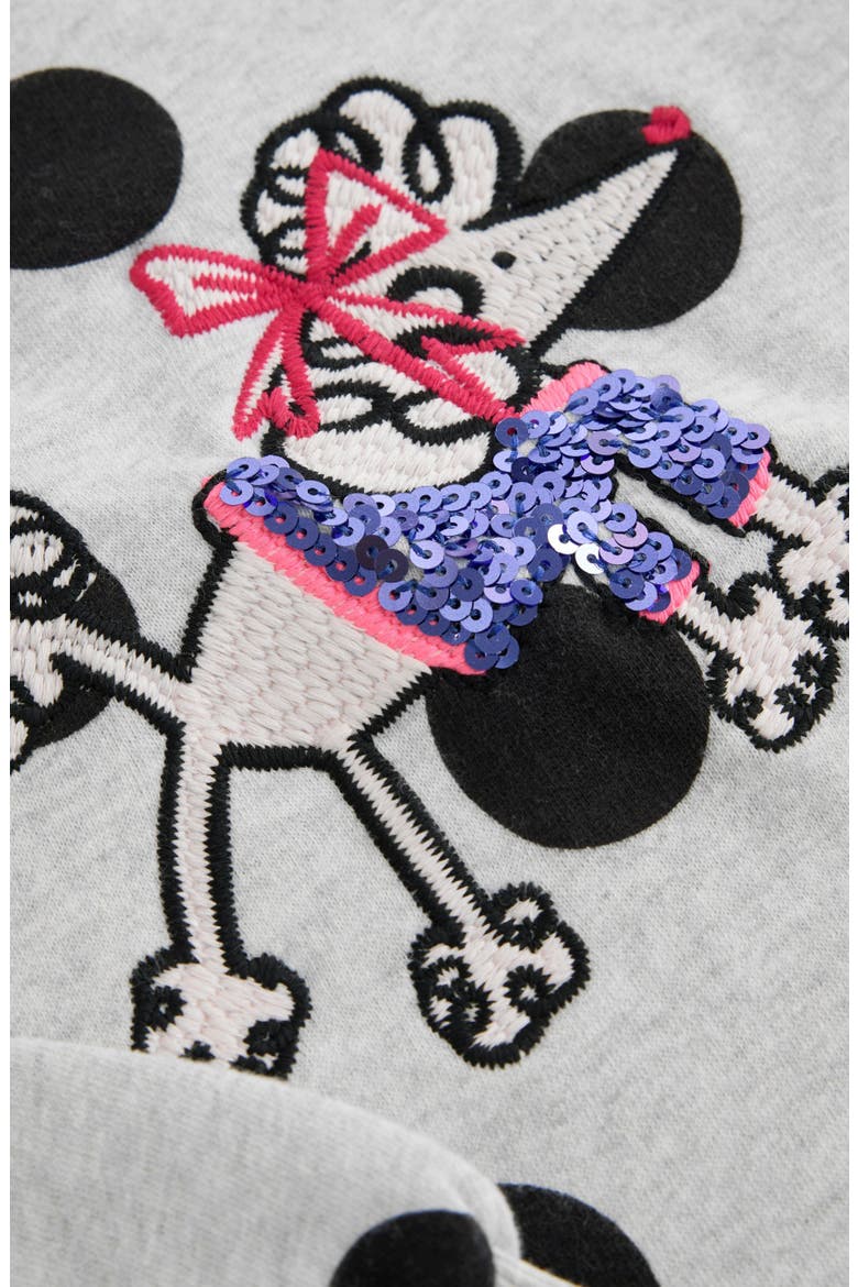 Kids' Poodle Graphic Sweatshirt Dress, Alternate, color, GREY