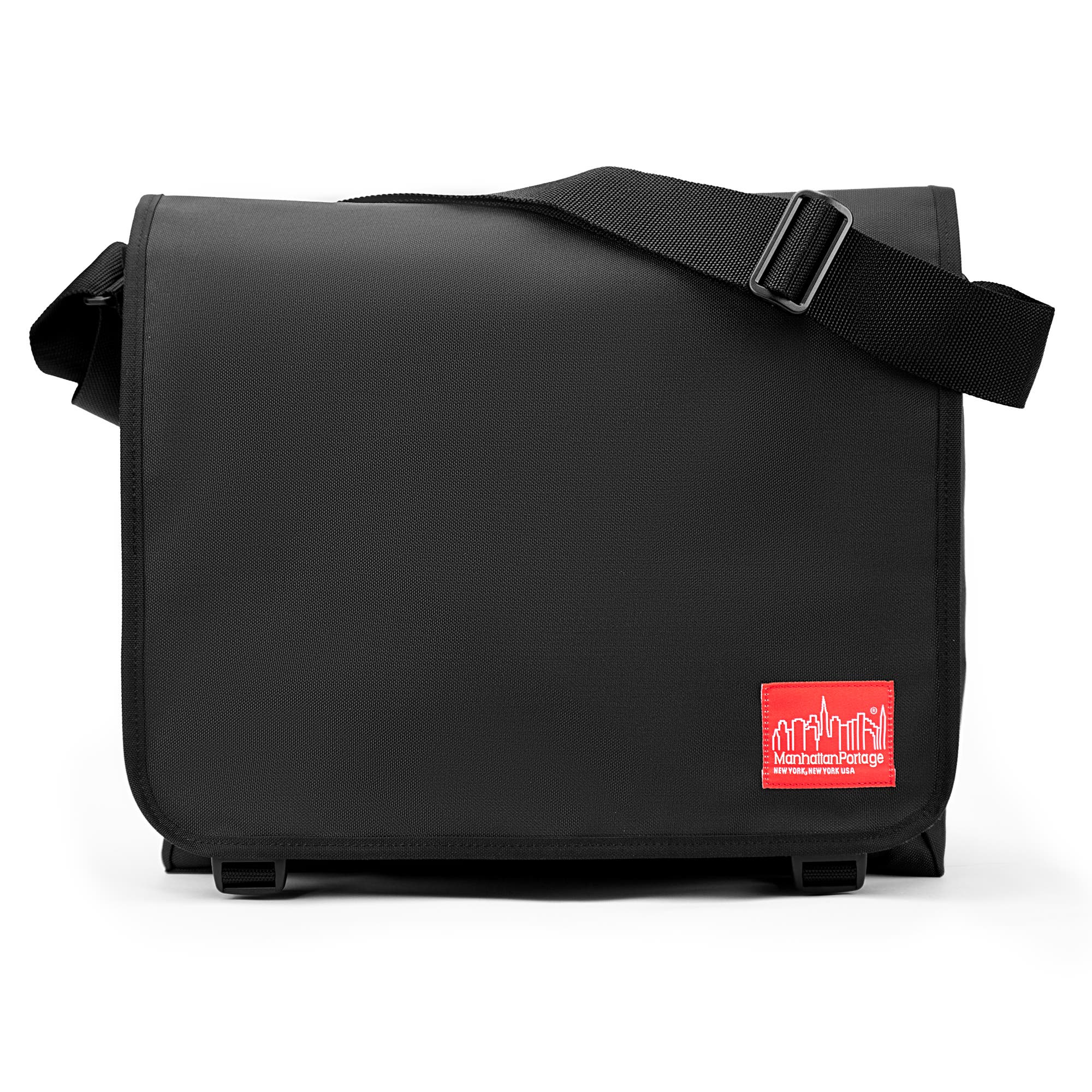 Manhattan Portage DJ 17" Laptop Bag Deluxe, Main, color, Black