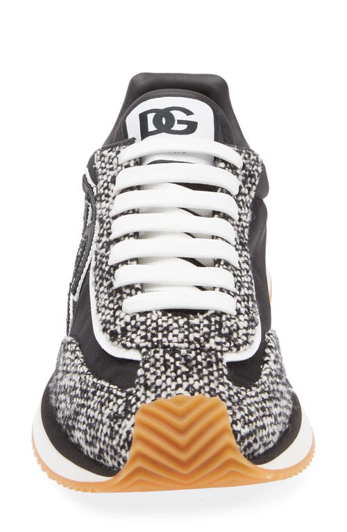 Dolce & Gabbana Dolce&gabbana Dg Cushion Mixed Media Sneaker In Multi