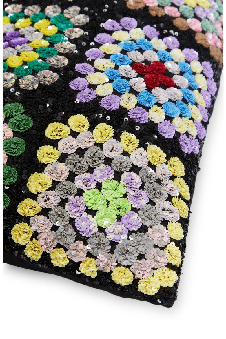 ASISH Sequin Accent Pillow, Alternate, color, BLACK MULTI