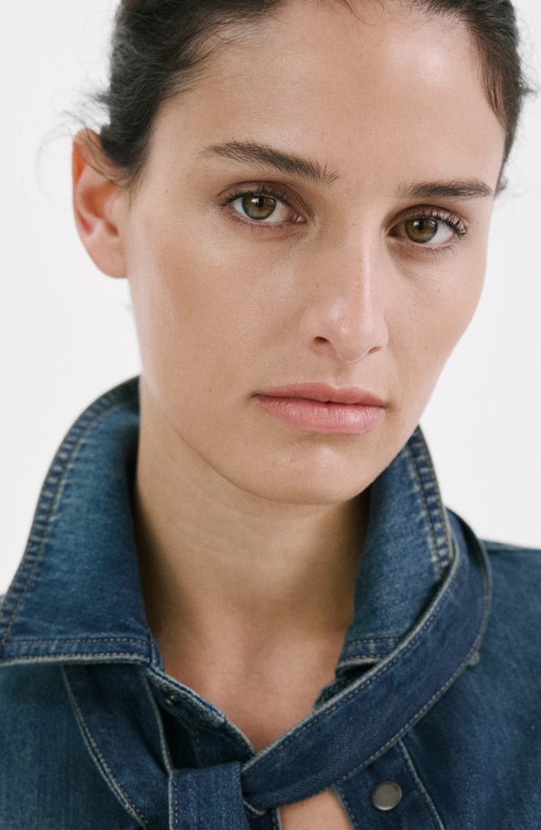 MANGO Combined Denim Dress, Alternate, color, 