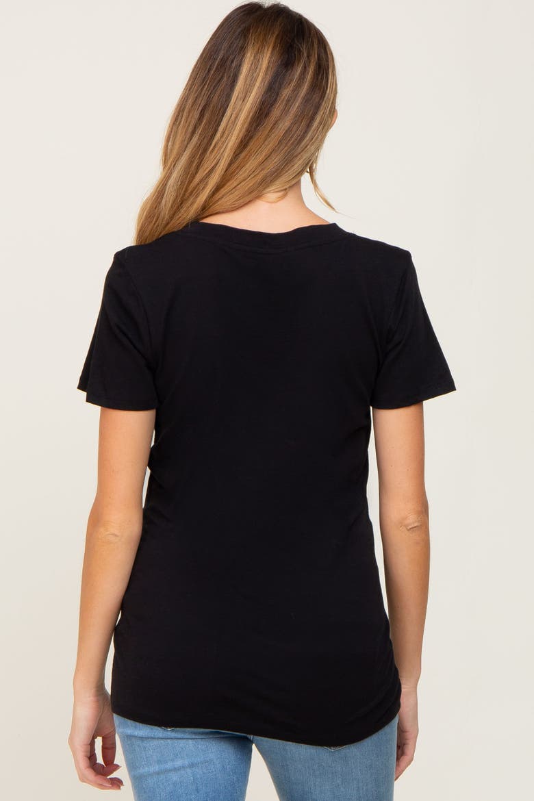 Basic Crew Neck Tee, Alternate, color, Black