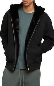 Moose Knuckles Linden Bunny Jacket with Removable Faux Fur Lining