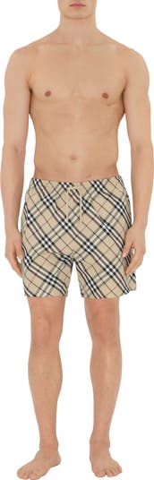 Check Swim Shorts