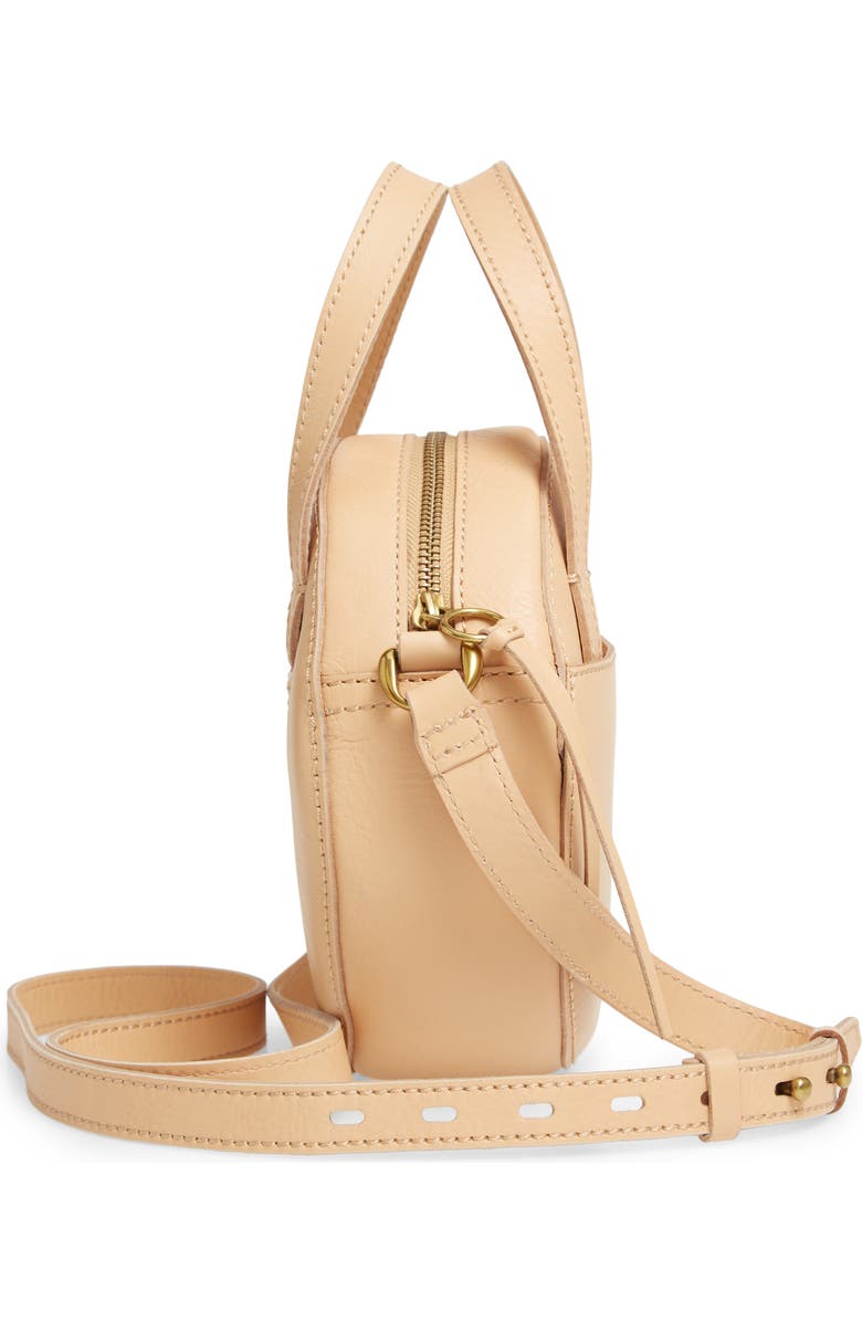 Madewell Juno Circle Leather Crossbody Bag, Alternate, color,