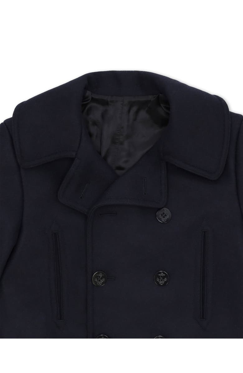 Fortela Double Breasted Peacoat, Alternate, color, Blue