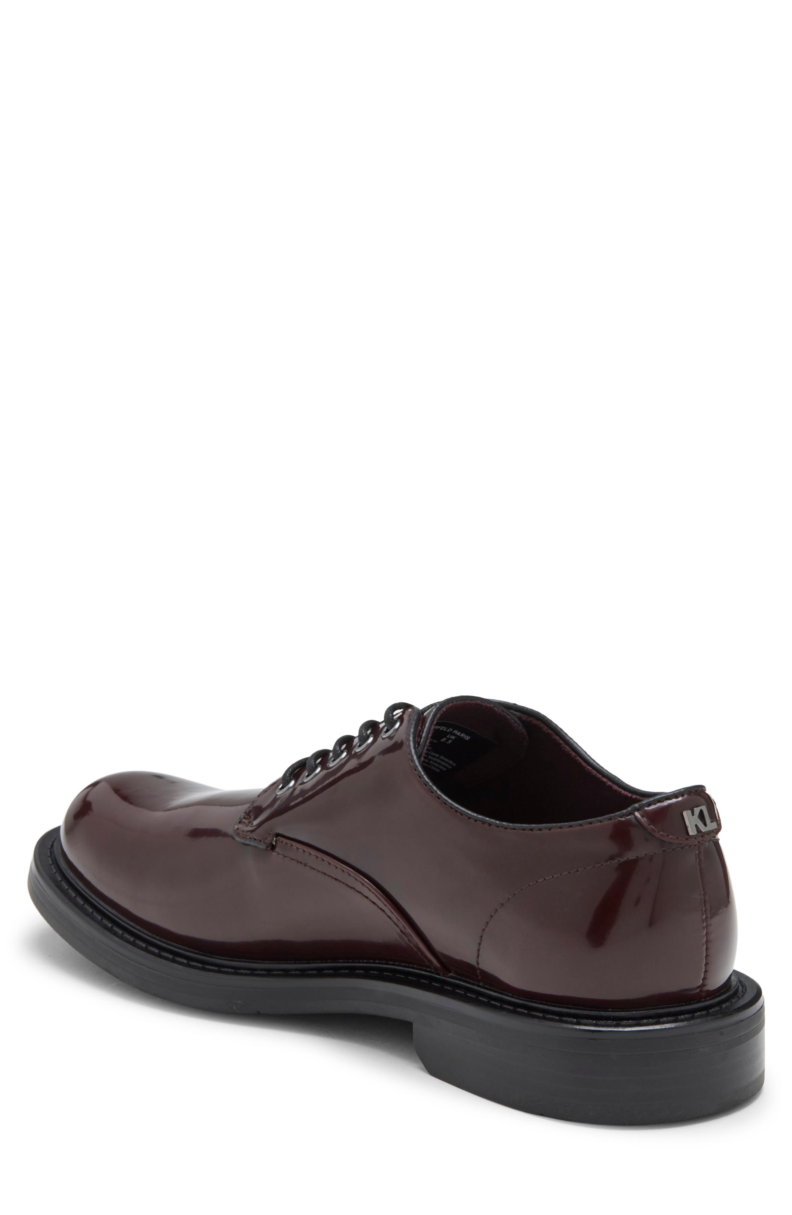 Darcio Faux Leather Plain Toe Derby, Alternate, color, OXBLOOD