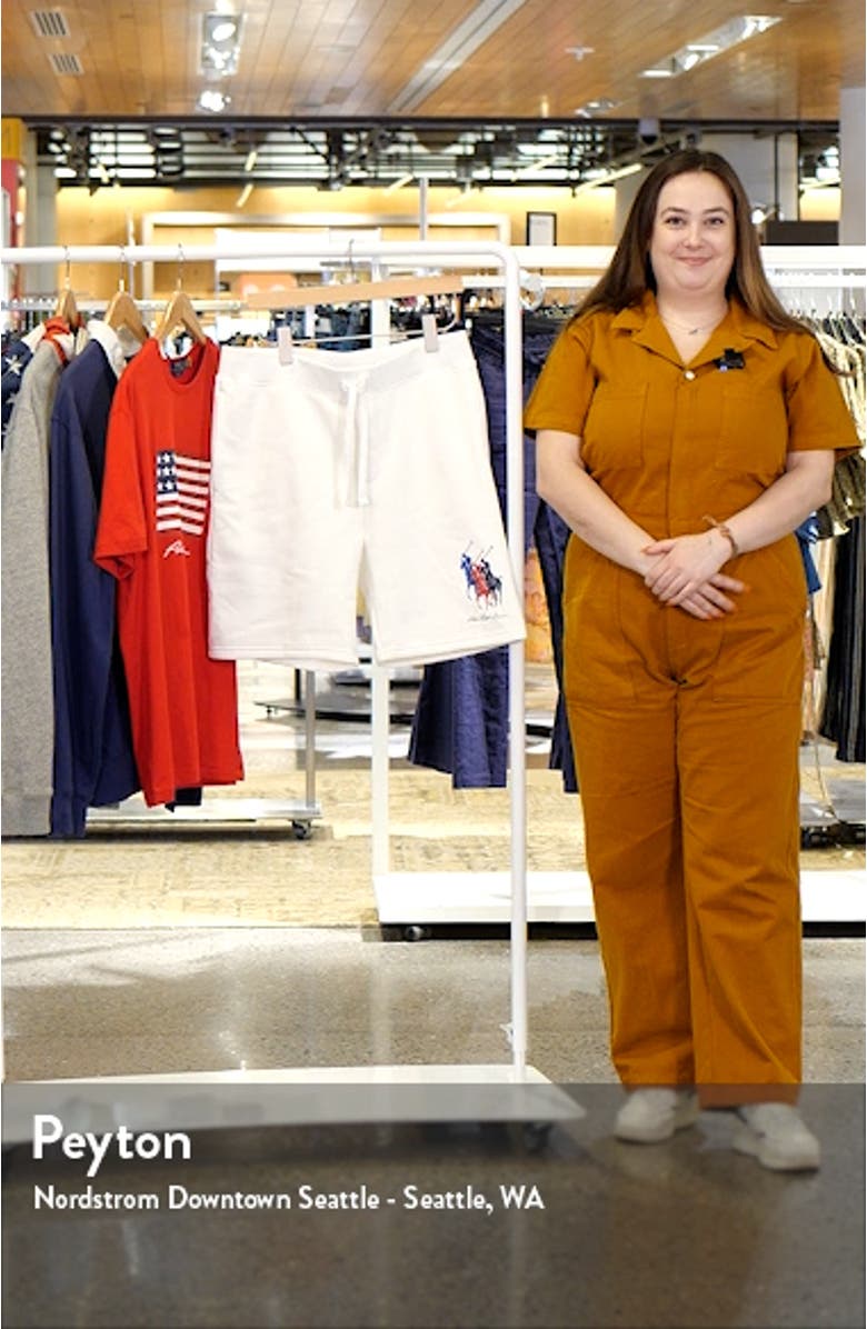 Logo Fleece Sweat Shorts, sales video thumbnail