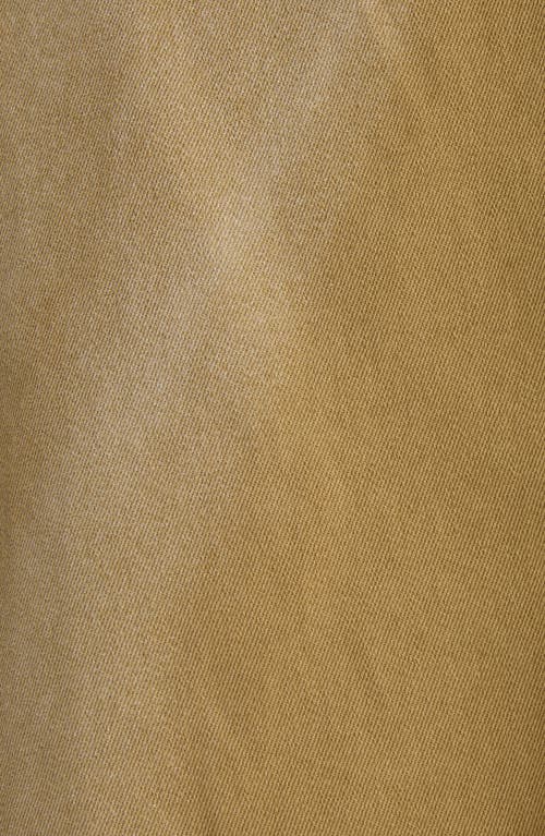 Acne Studios Imari Cotton Twill Faux Wrap Skirt In Faded Ochre Drv