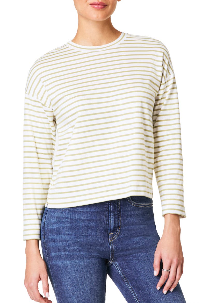 Stripe Boxy Top, Main, color, CYPRESS MARINER
