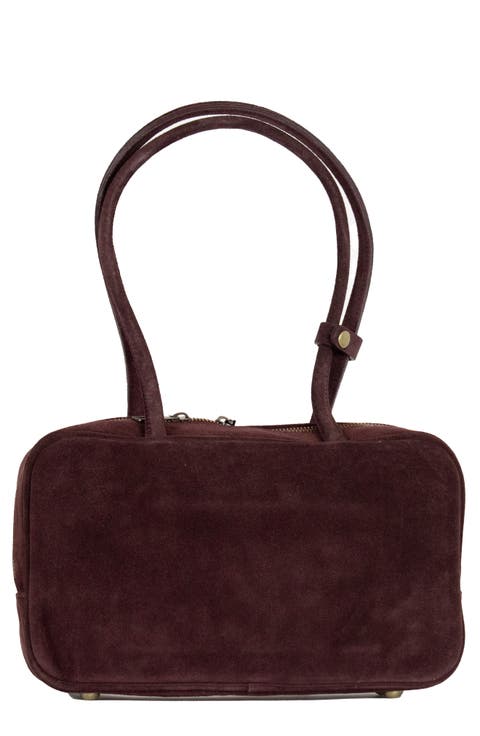 Iris 92 Suede Shoulder Bag