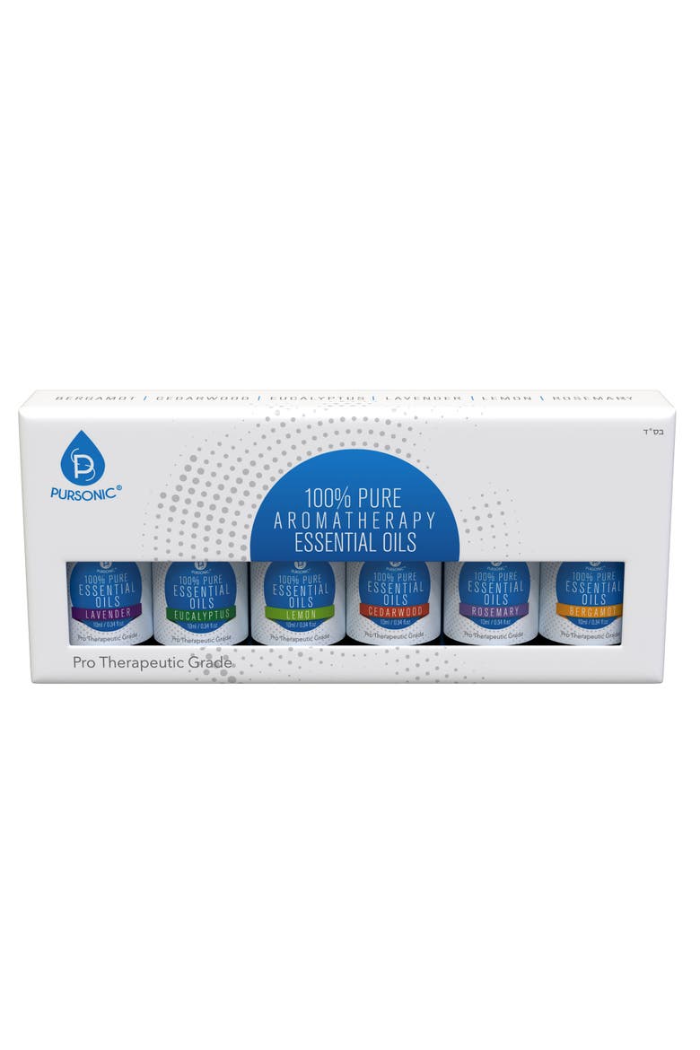 6 Pack of 100% Pure Essential Aromatherapy Oils, Alternate, color, Multicolor