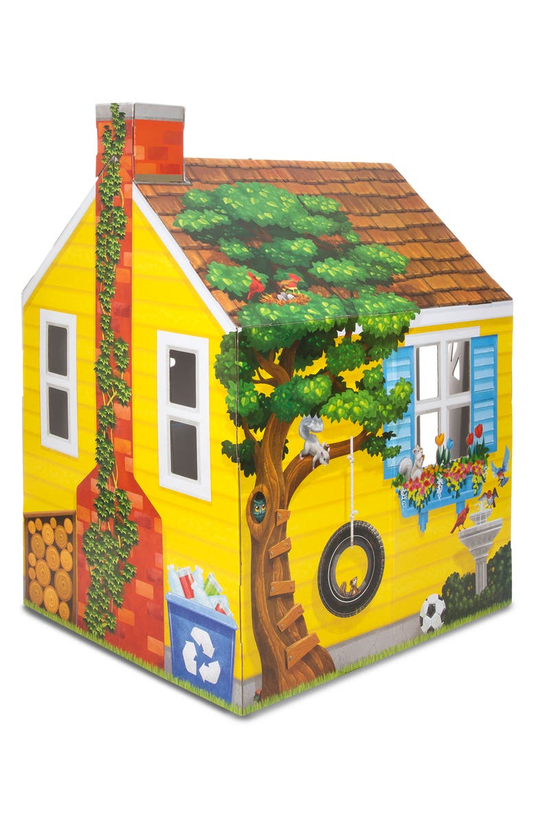 Melissa & Doug Let's Play Playhouse & Doghouse Playset, Alternate, color,