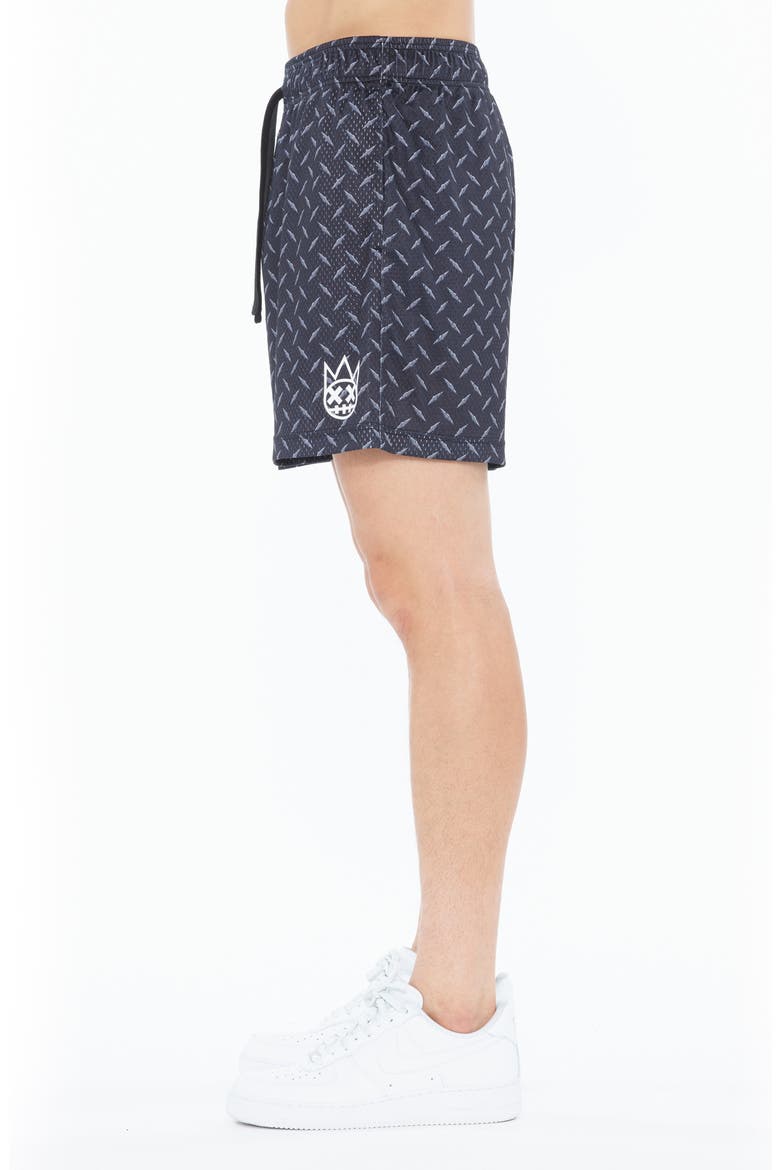 Print Mesh Shorts, Alternate, color, DIAMOND PLATE