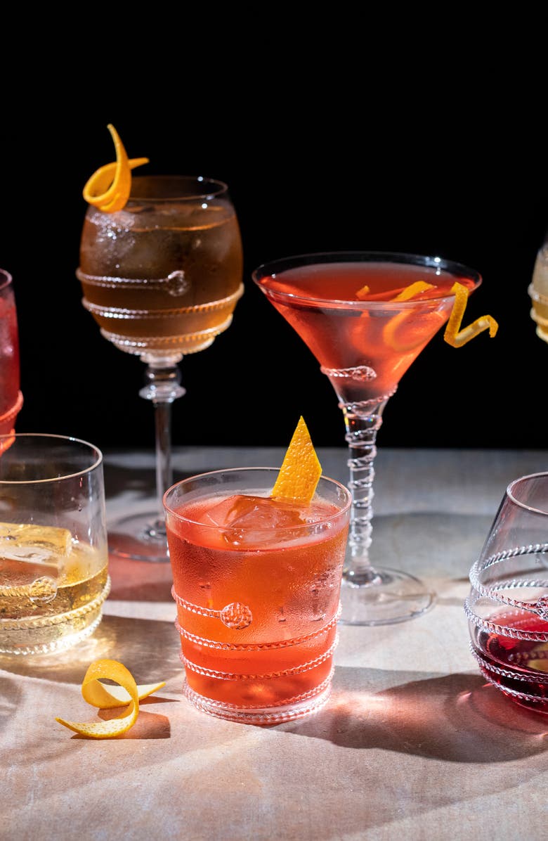 Juliska Amalia Double Old Fashioned Glass, Alternate, color, Clear