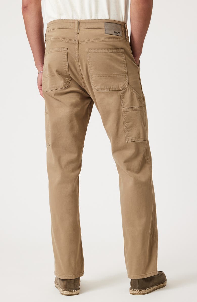 Mavi Jeans Oxford Loose Fit Cotton Stretch Twill Pants, Alternate, color, Khaki Casual Twill