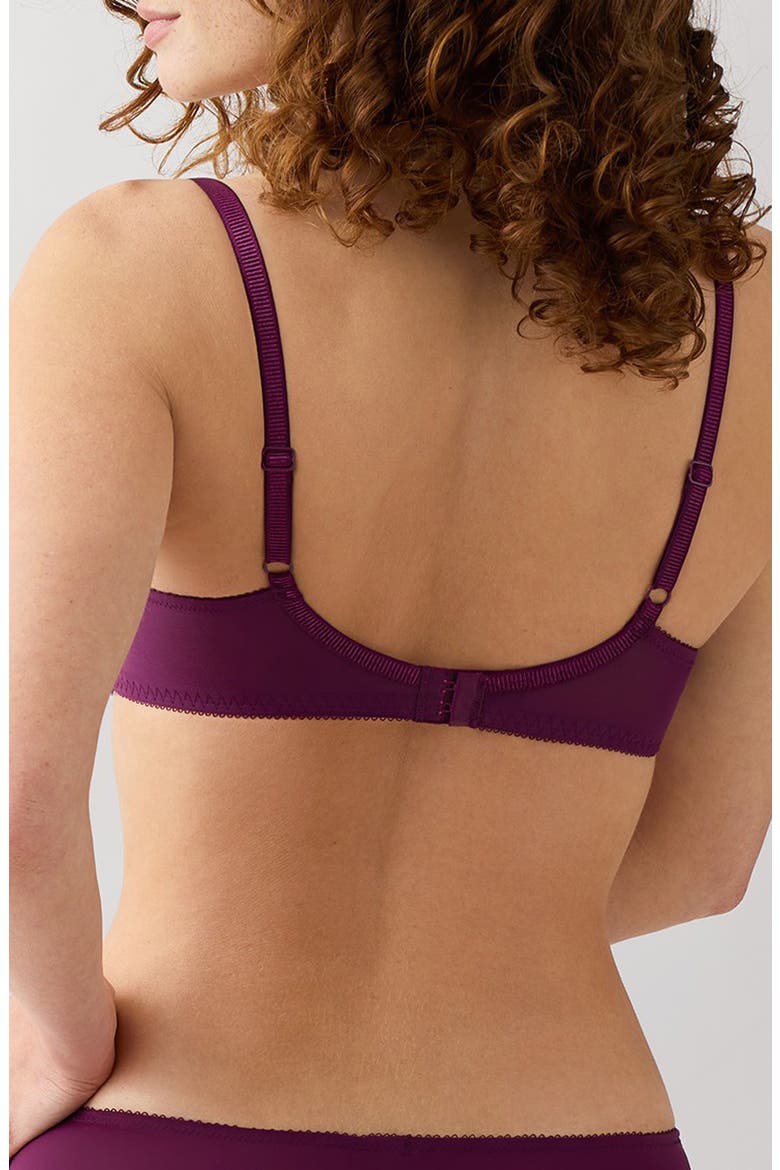 La Femme Underwire T-Shirt Bra, Alternate, color, WINTER BLO