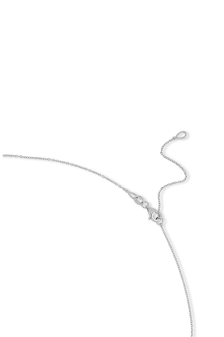 18K Gold Audrey Diamond Curve Bar Necklace, Alternate, color, 18K WHITE GOLD