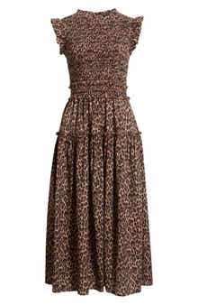 Smocked Mid Dress