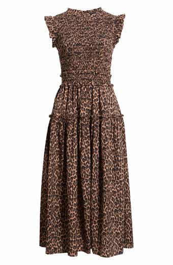 Smocked Mid Dress