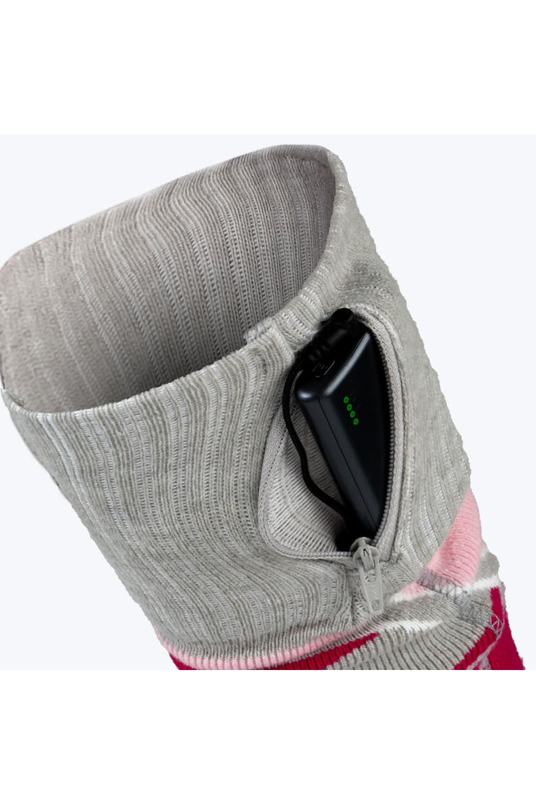 Premium 3.0 Heated Wool Socks Women's, Alternate, color, Pink