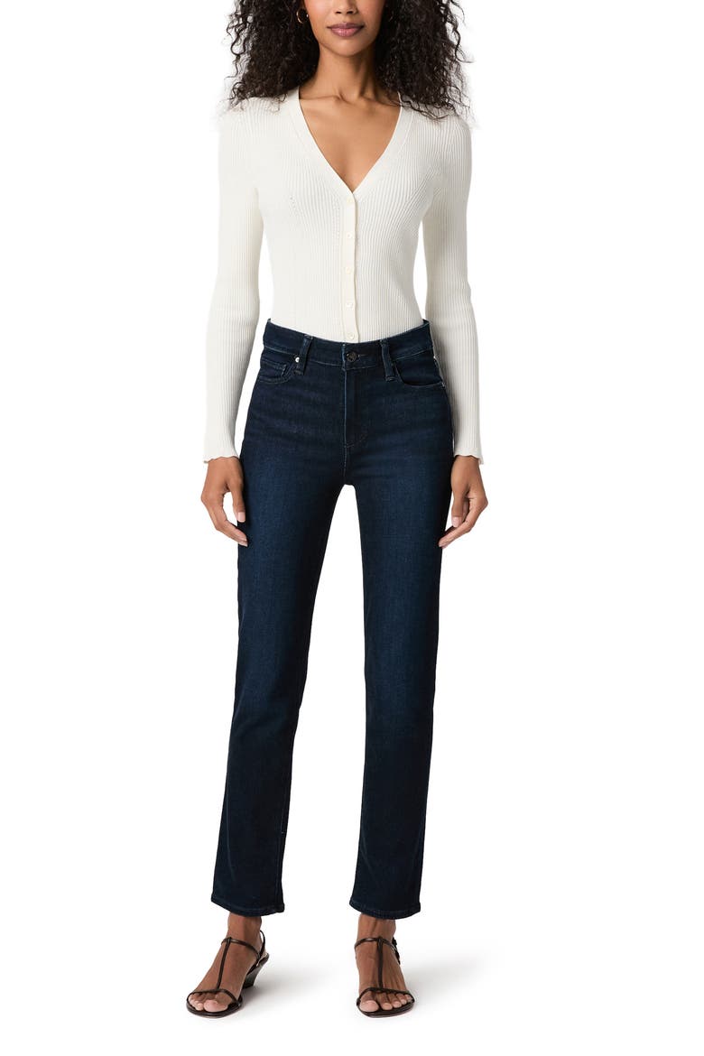 Cindy High Waist Ankle Straight Leg Jeans, Alternate, color, THE FORUM