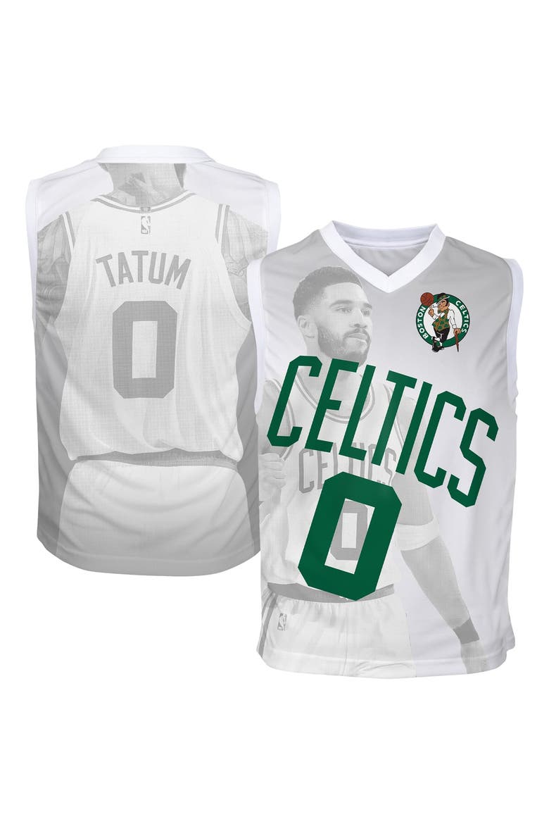 Youth Outerstuff Jayson Tatum White Boston Celtics Hometown Fashion Jersey, Main, color, White