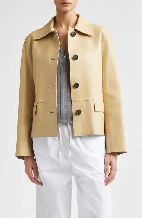 Bonded Lambskin Leather Jacket