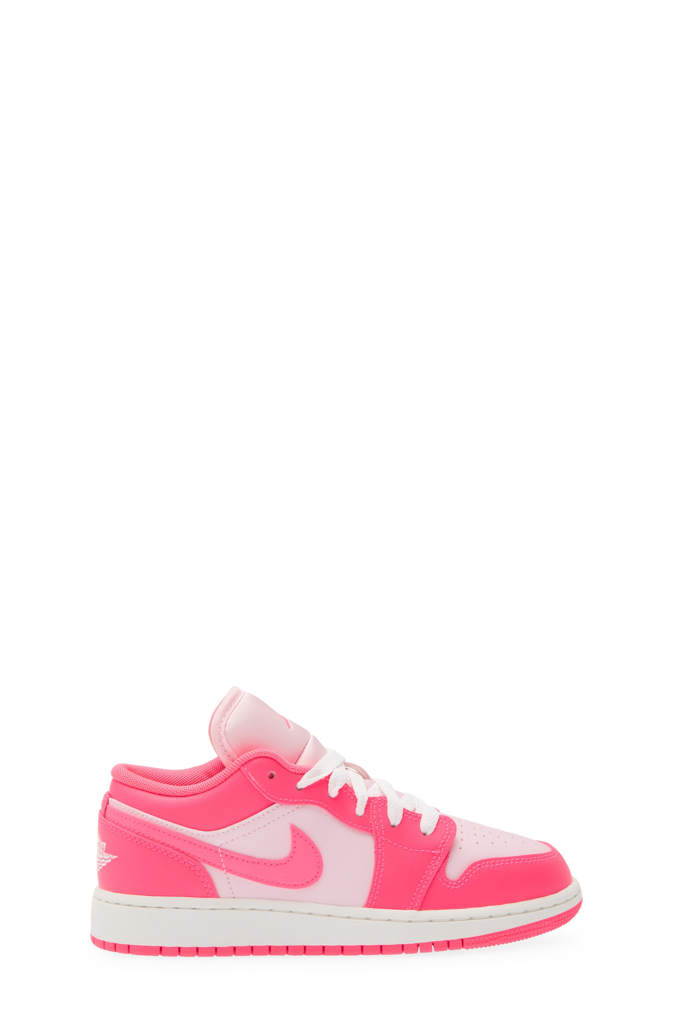 Air Jordan 1 Low Sneaker, Alternate, color, PINK FOAM/ WHITE/ HYPER PINK