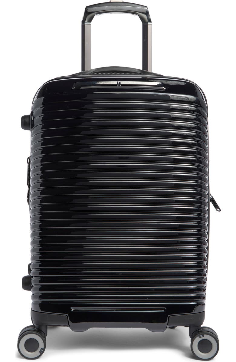 IT LUGGAGE Traversed 21-Inch Spinner Carry-On Luggage, Main, color, Black