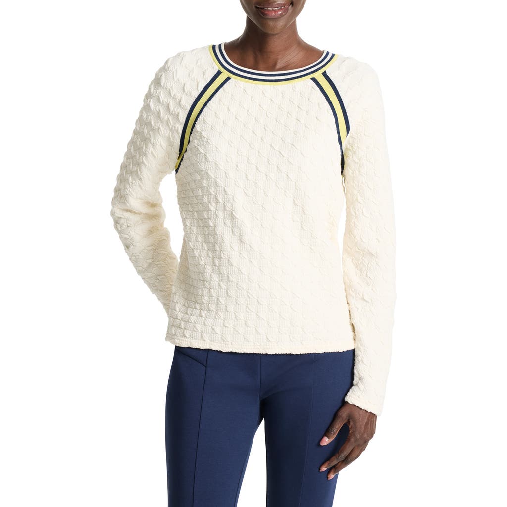 NZ ACTIVE BY NIC+ZOE NZ ACTIVE BY NIC+ZOE TEXTURED TIPPED SWEATSHIRT