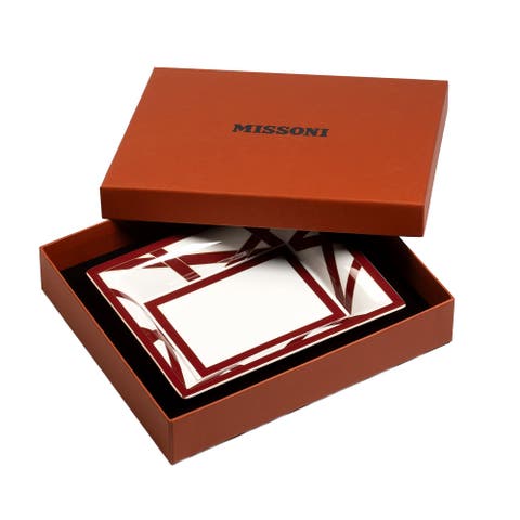 Nastri Bordeaux Rectangular Large Tray